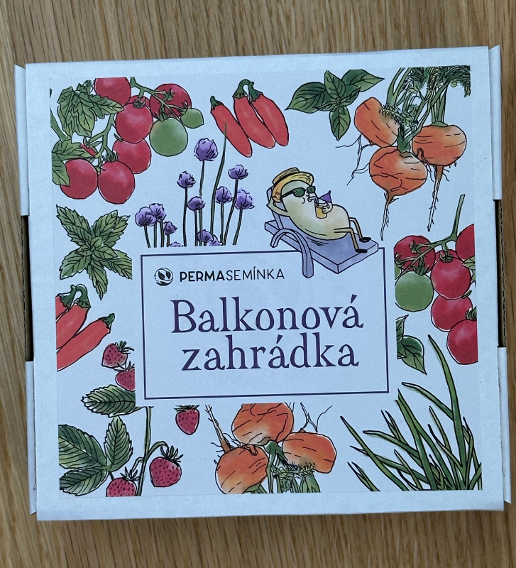 Balkonová zahrádka | dárková sada semen | PERMASEMÍNKA.CZ