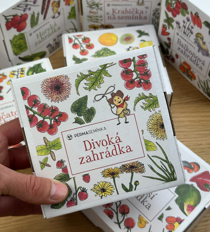 Divoká zahrádka | dárková sada semen | PERMASEMÍNKA.CZ