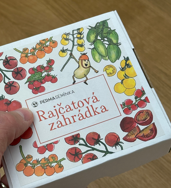 Rajčatová zahrádka | dárková sada semen | PERMASEMÍNKA.CZ