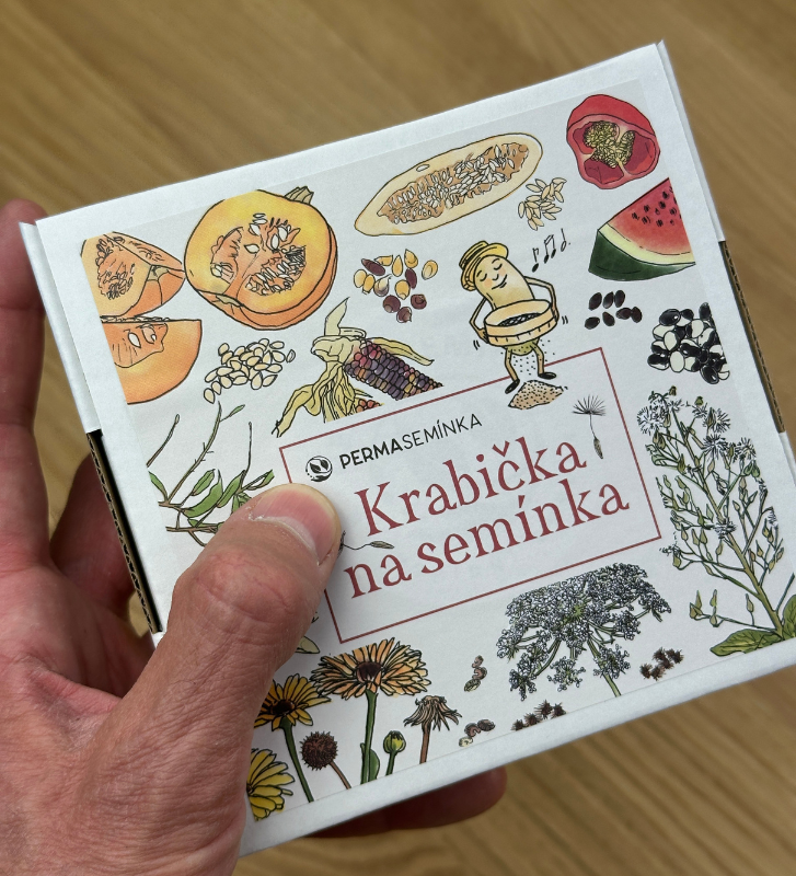 Prázdná dárková krabička na semínka | PERMASEMÍNKA